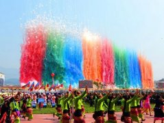 浏阳“梦想”点亮缅甸佤邦夜空，最美浏阳焰火